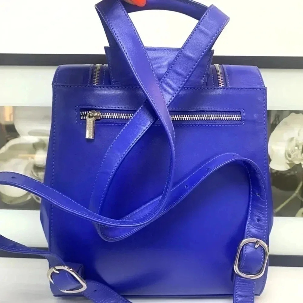 NWT limited Italian 🇮🇹 Backpack Premium Leather Limited - Picture 2 of 6